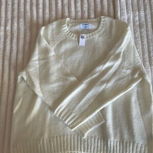 Old Navy Crew Neck Cream Sweater